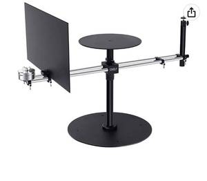 lot 62283 image: CINELF Photography Turntable, Spin Table Platform 50LB 360 Photo Booth Professional Video Equipment Professional 360 Degree Spinner Rotating Camera Slider for Product Shooting, Photography, Video