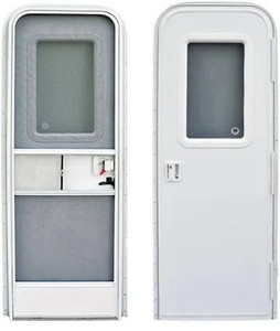 lot 62372 image: 015-217708 �� Radius Entrance Door RH, 24�� x 68��, white