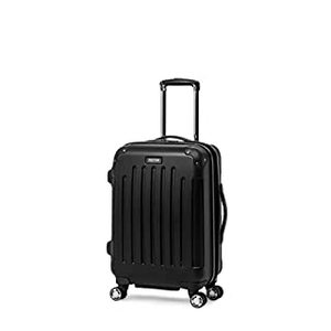lot 62377 image: KENNETH COLE REACTION Renegade Plastic Carry-On Luggage, Black (5707205)
