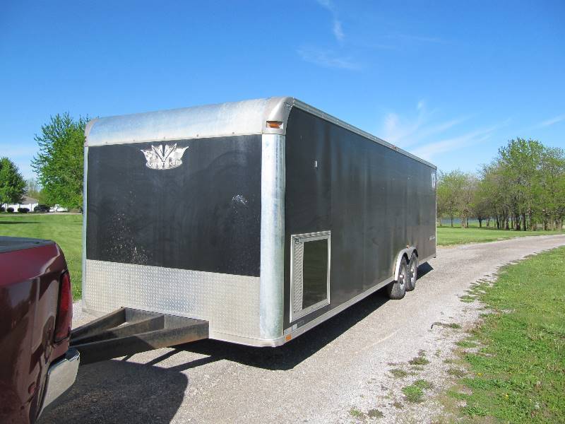 lot 1003 image: item cancelled 2009 Vintage Outlaw Racing Trailer