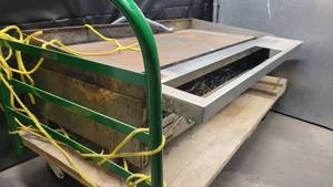 lot 12586 image: Commercial Vulcan 5ft Natural Gas Countertop Griddle