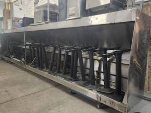 lot 12616 image: East Coast Steel Model MH 29507 (N) Commercial Hood W Ansul System