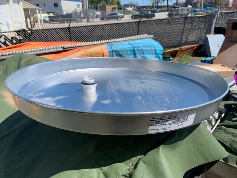 lot 182 image: Never Been Used Water Tite 24 Aluminum Water Heater Pan