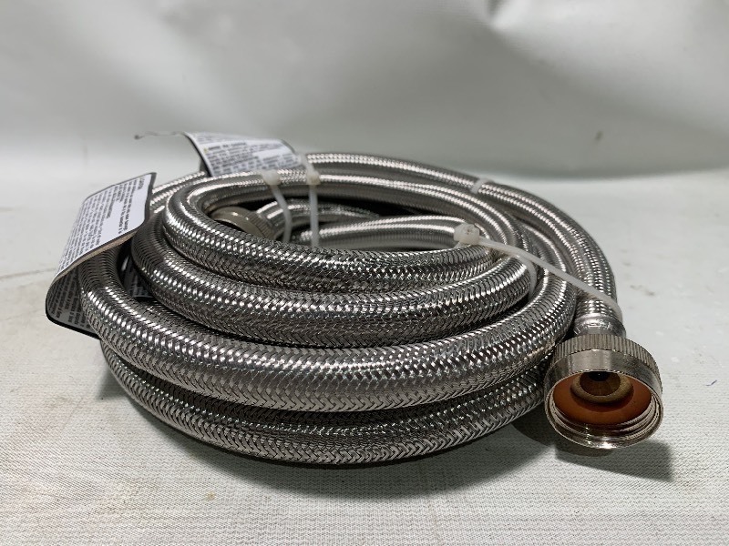lot 283 image: 2 New Washing Machine Braided Connectors