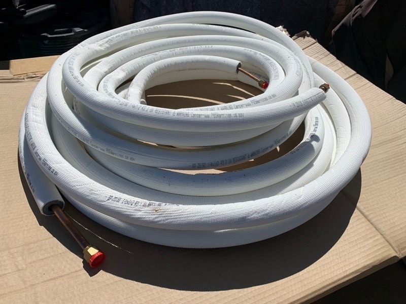 lot 6 image: New Air Conditioning 14x12x1235 Line Set EZ Pull, White