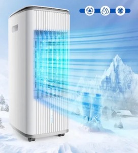 lot 3 image: New Portable Behomey 2-In-1 Evaporative Air Cooler Tower Fan L36Y