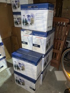 lot 32 image: New Huge Lot of 9 Premium Quality Compatible Toner Cartridges Boxes D5300