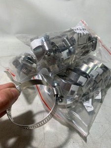 lot 58 image: 3 New Packs of 30 Total 33-57mm Hose Clamps