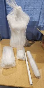 lot 4903 image: 60in H White Dress Mannequin