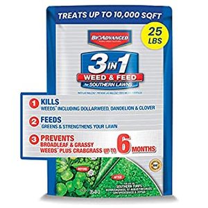 lot 4904 image: BioAdvanced 3-In-1 Weed & Feed for Southern Lawns Granules Herbicide