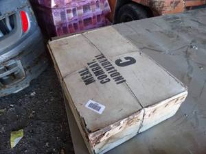 lot 23651 image: Case of 12 MRE-Meal Combat Individual- unopened case-