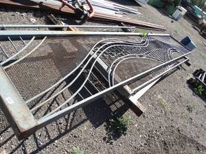 lot 23665 image: 3 custom built heavy duty decorative driveway gates
