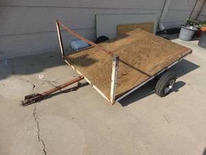 lot 23567 image: 2 wheel utility trailer- 72 x 48