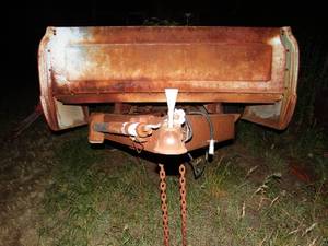 lot 23702 image: Nice - Home Built Truck Bed Trailer