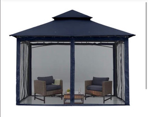 lot 47367 image: 9 Ft. W x 9 Ft. D Metal Patio Gazebo