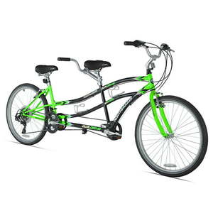 lot 47373 image: Kent Bicycles 26 In. North Woods 21-Speed Dual Drive Tandem Adult s Bike Green Black