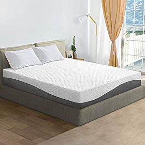 lot 47376 image: Olee Sleep 10 inch Aquarius Memory Foam Mattress - Queen (B073VMB4QQ)
