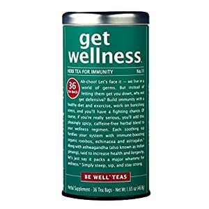 lot 77033 image: The Republic Of Tea Be Well Red Rooibos Tea - Get Wellness - No. 11 Herbal Tea For Immunity, 36 Tea Bag Tin (B00YGSERX8)