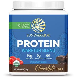 lot 77062 image: Warrior Blend Organic NonGMO PlantBased Vegan Protein Chocolate (15 Servings)