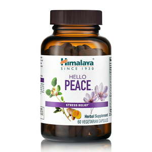 lot 77070 image: Himalaya Hello Peace for Stress & Anxiety Relief 304 mg 60 Count 1 Month Supply