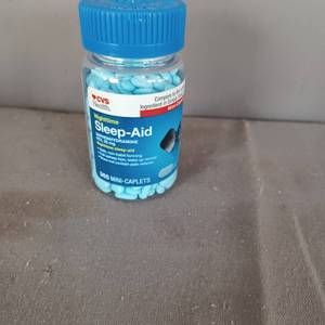 lot 77109 image: Cvs Health Sleep Aid Mini Caplets Nighttime Diphenhydramine Hcl 25mg 365ct 0121