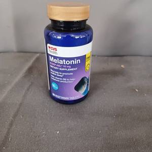 lot 77111 image: 3X CVS Time Release Melatonin Sleep Aid 10 mg 90 Tabs Ea Exp Exp 0723 Rd