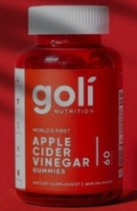 lot 77119 image: gol� NUTRITION WORLDS FIRST APPLE CIDER VINEGAR SUMMIES, 60ct