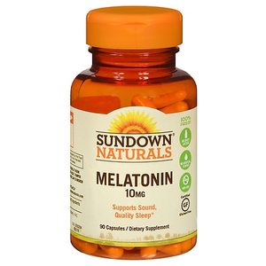 lot 77121 image: Sundown Melatonin 10 mg Dietary Supplement 90 Capsules