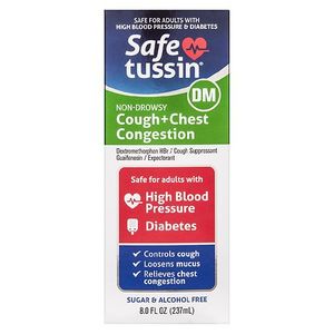 lot 77132 image: Safetussin DM  Dextromethorpan Guaifenesin  LIQUID