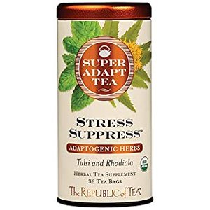 lot 77138 image: The Republic of Tea SuperAdapt Herbal Teas (Stress Supress, 36 Tea Bag Tin) (B07NSWGXXH)