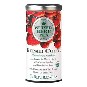 lot 77139 image: The Republic Of Tea Organic Reishi Cocoa Superherb Tea, 36 Tea Bags