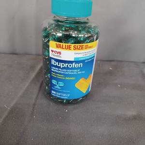 lot 77140 image: Cvs Health Ibuprofen 500 Softgels Exp 1020