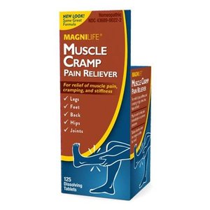 lot 77144 image: MagniLife Muscle & Leg Cramp Pain and Discomfort Relief Treatments (125 Tablets)