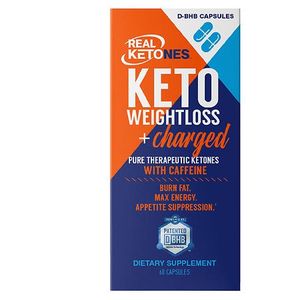 lot 77151 image: Real Ketones Keto Weightloss  Charged Dietary Supplement 60 Capsules