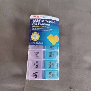 lot 77164 image: Cvs Ampm Travel Pill Planner