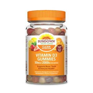 lot 77167 image: Sundown Vitamin D3 50 mcg (2000 IU) 90 Gummies