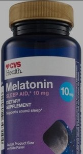 lot 77181 image: CVS Health Melatonin Capsules 10 mg, 60ct