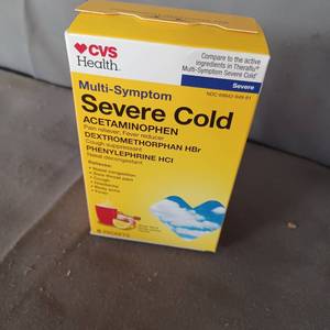 lot 77190 image: (2) Cvs Multi-symptom Severe Cold Green Tea & Honey 6ct Packets Each Exp 321