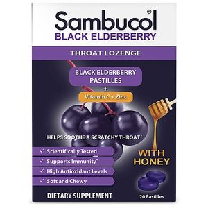 lot 77194 image: Sambucol Black Elderberry Throat Lozenges