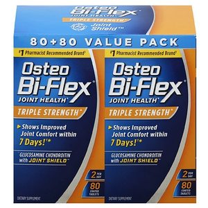 lot 77197 image: Osteo Bi-Flex Triple Strength With Glucosamine Chondroitin Tablets, 120 Ct, 2 Pack