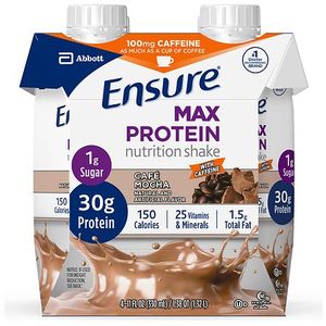 lot 77204 image: Ensure Max Protein Nutritional Shake - Mocha - 4ct44 fl oz