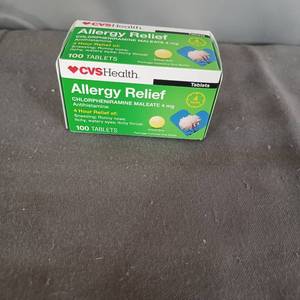 lot 77206 image: Cvs Allergy Relief 4 Hour Relief Of Sneezing Runny Nose Itchy Exp 072022