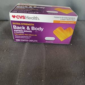 lot 77214 image: Back and Body Extra Strength  Aspirin, Caffeine  TABLET, FILM COATED
