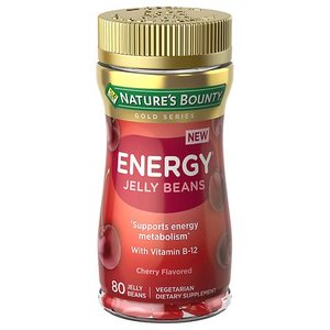 lot 77224 image: Nature��s Bounty Vitamin B12 for Energy Metabolism Jelly Beans Cherry 80 Count