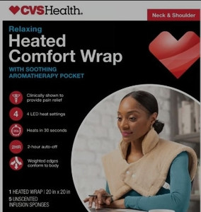 lot 77225 image: CVS Health Relaxing Heated Comfort Wrap