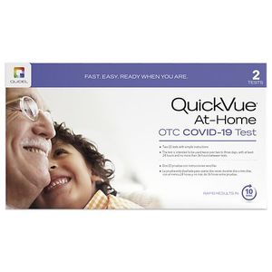 lot 77226 image: Quidel QuickVue At-Home COVID-19 Test - 10 Minute Results at Home
