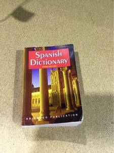 lot 5915 image: Spanish Dictionary Third Edition