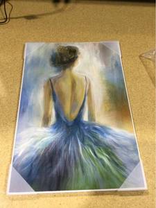 lot 5933 image: Ballet Girl Painting Wall Art 18.5in x 12.5in
