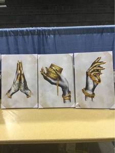 lot 5963 image: 3 Piece Wall Art 16in x 24in