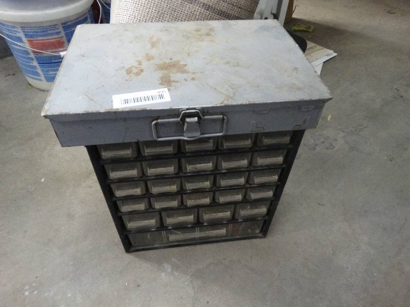 lot 495 image: Hardware wstorage container.